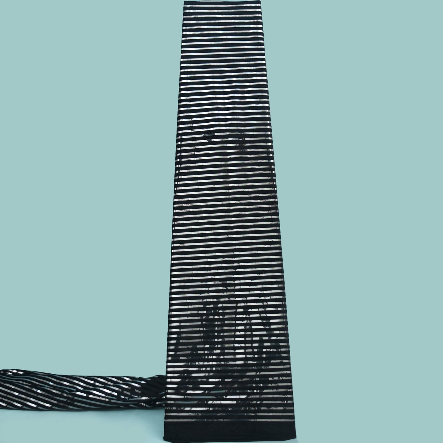 Velvet Foil Stripe Fabric