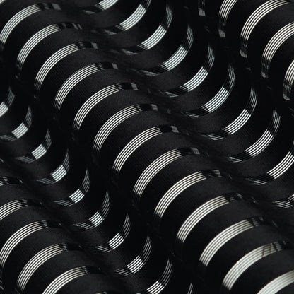 Velvet Foil Stripe Fabric