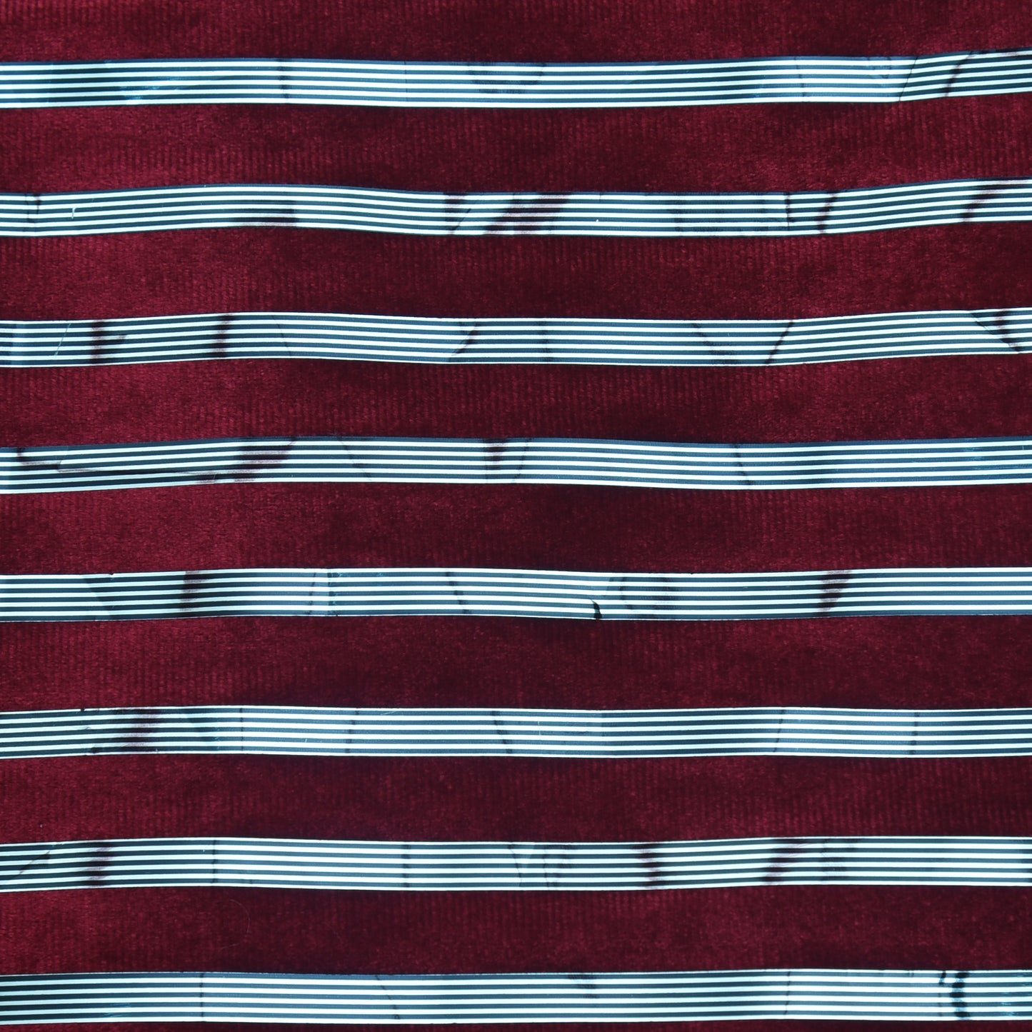 Velvet Foil Stripe Fabric