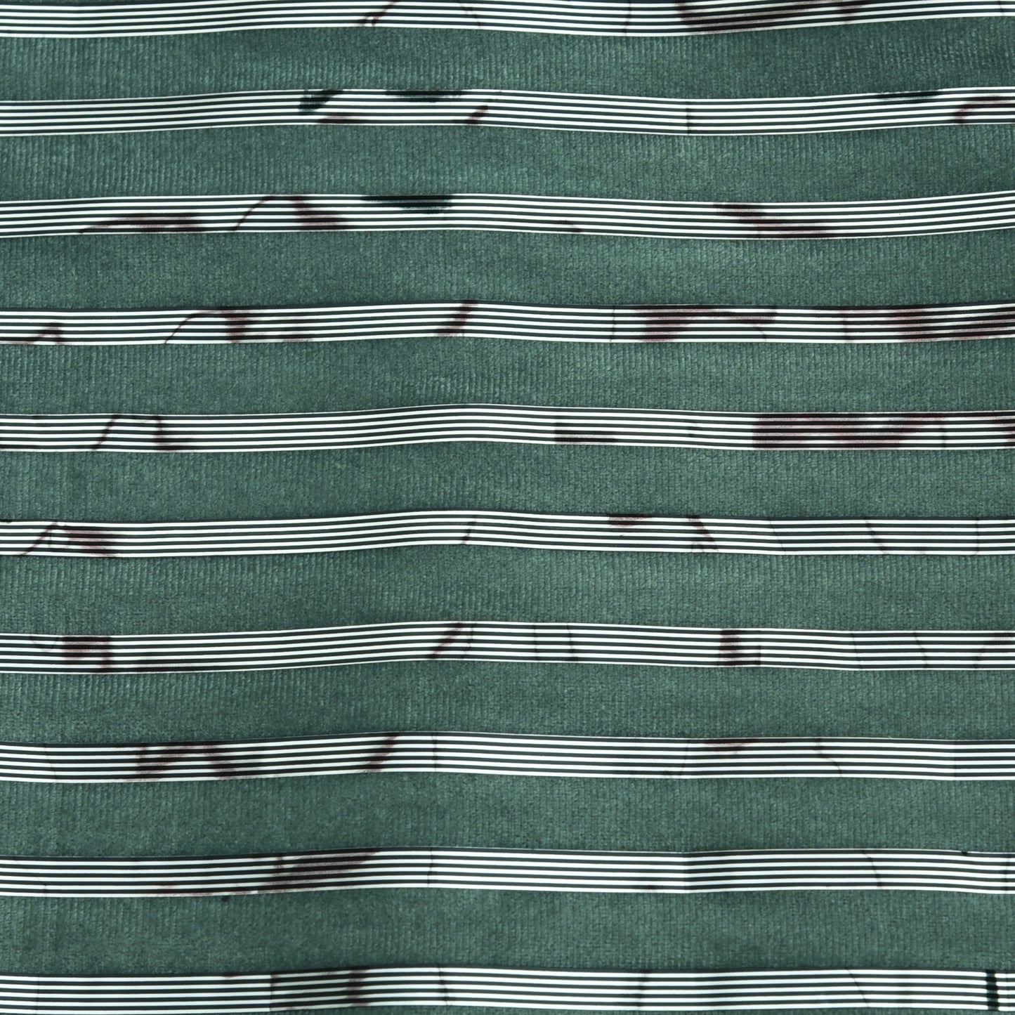 Velvet Foil Stripe Fabric