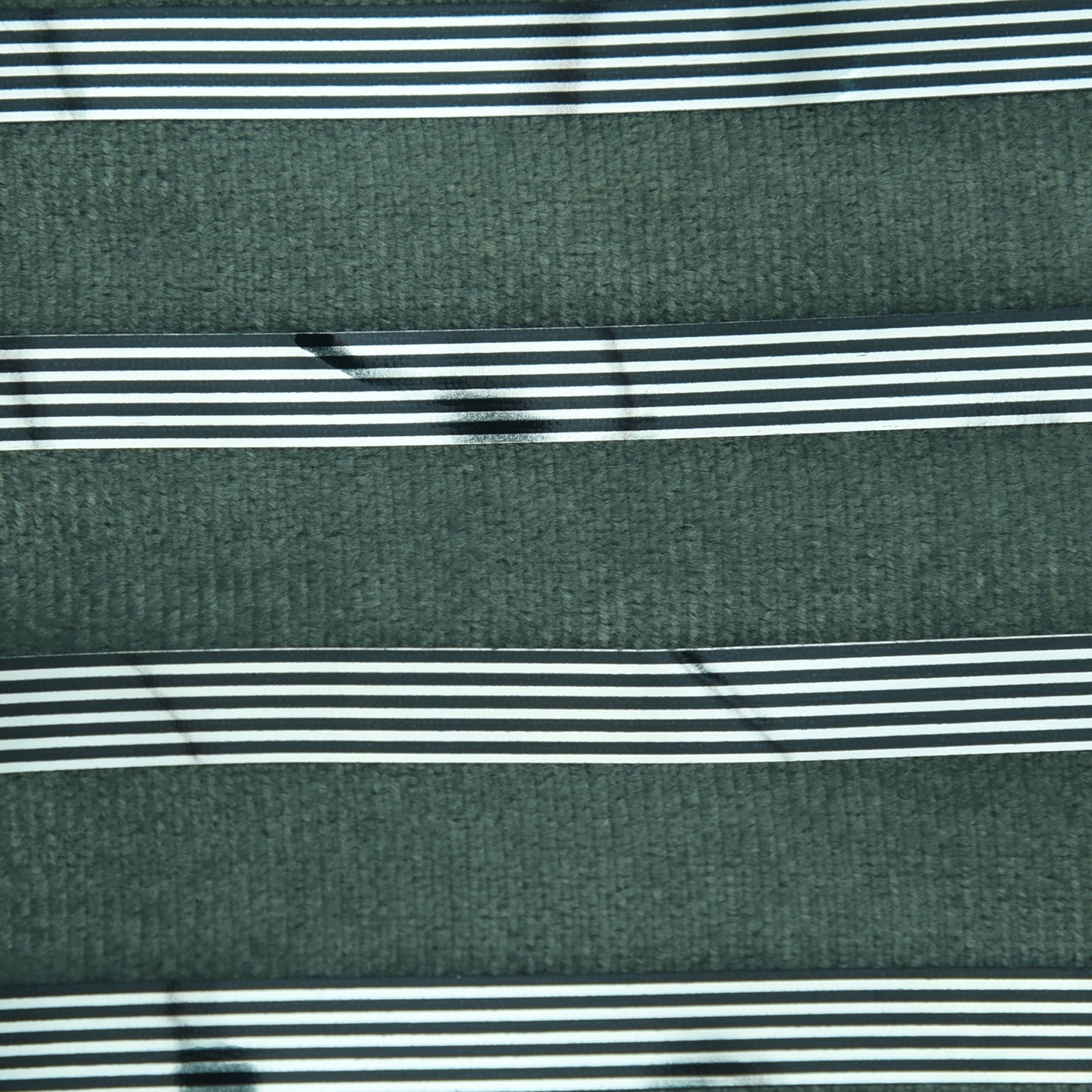 Velvet Foil Stripe Fabric