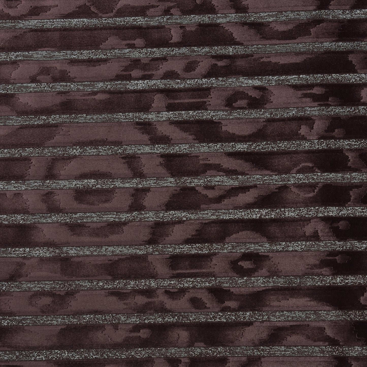 Velvet Glitter Stripe Fabric