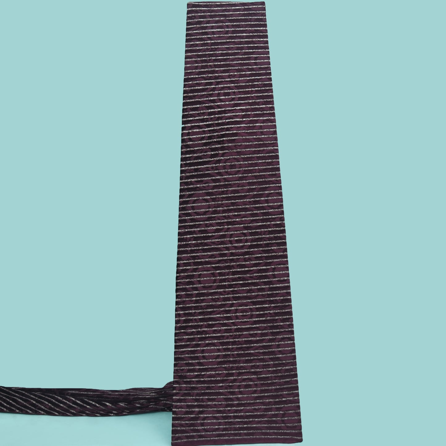 Velvet Glitter Stripe Fabric