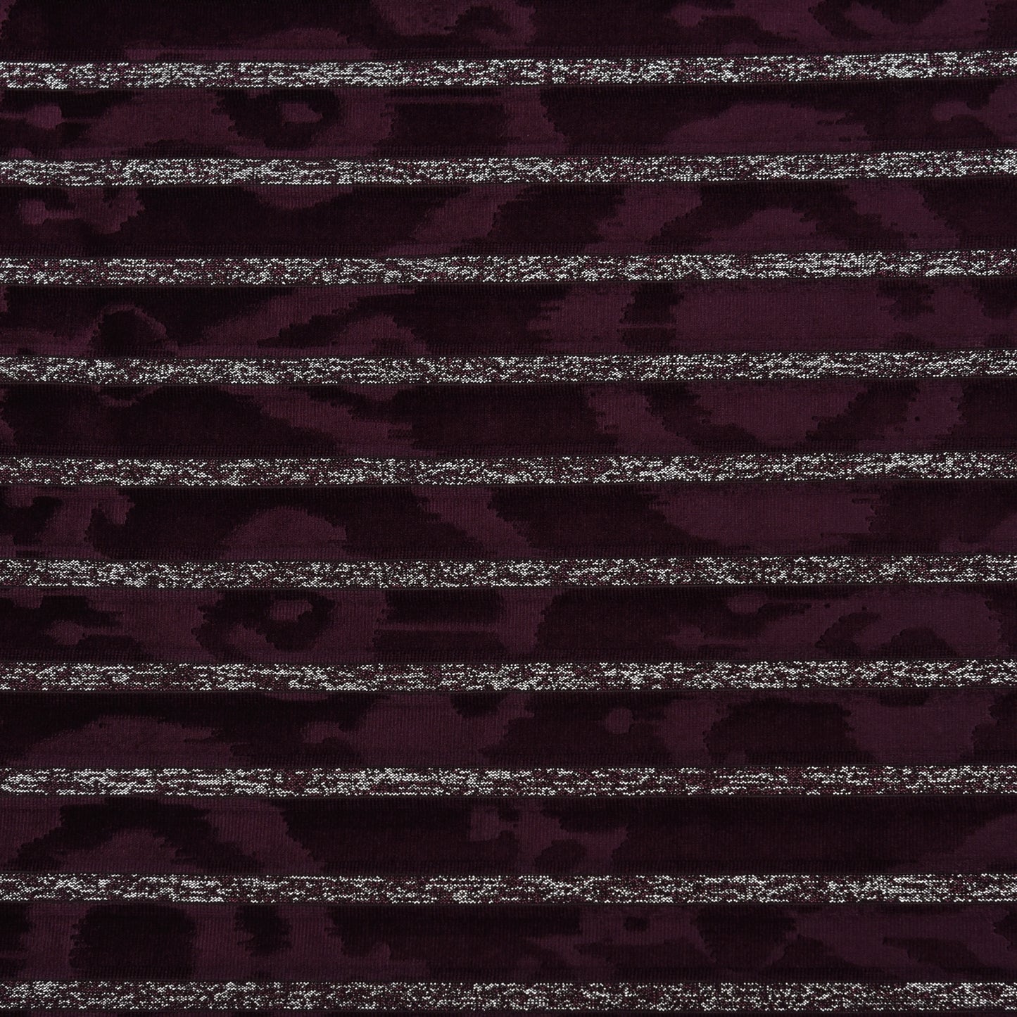 Velvet Glitter Stripe Fabric
