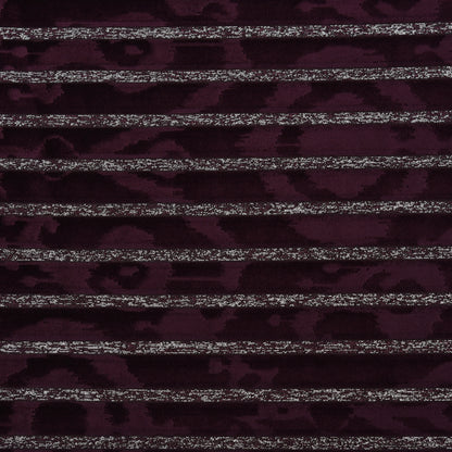 Velvet Glitter Stripe Fabric
