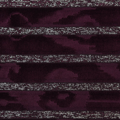 Velvet Glitter Stripe Fabric