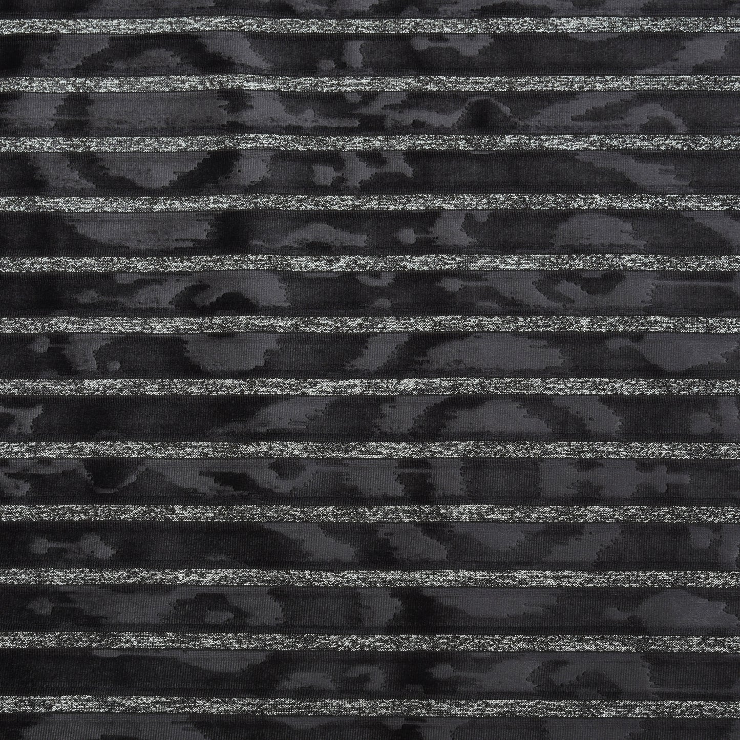 Velvet Glitter Stripe Fabric