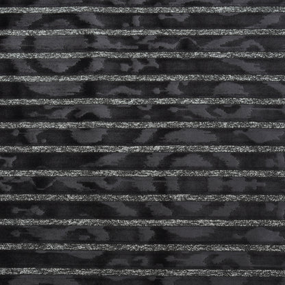 Velvet Glitter Stripe Fabric