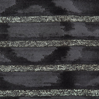 Velvet Glitter Stripe Fabric