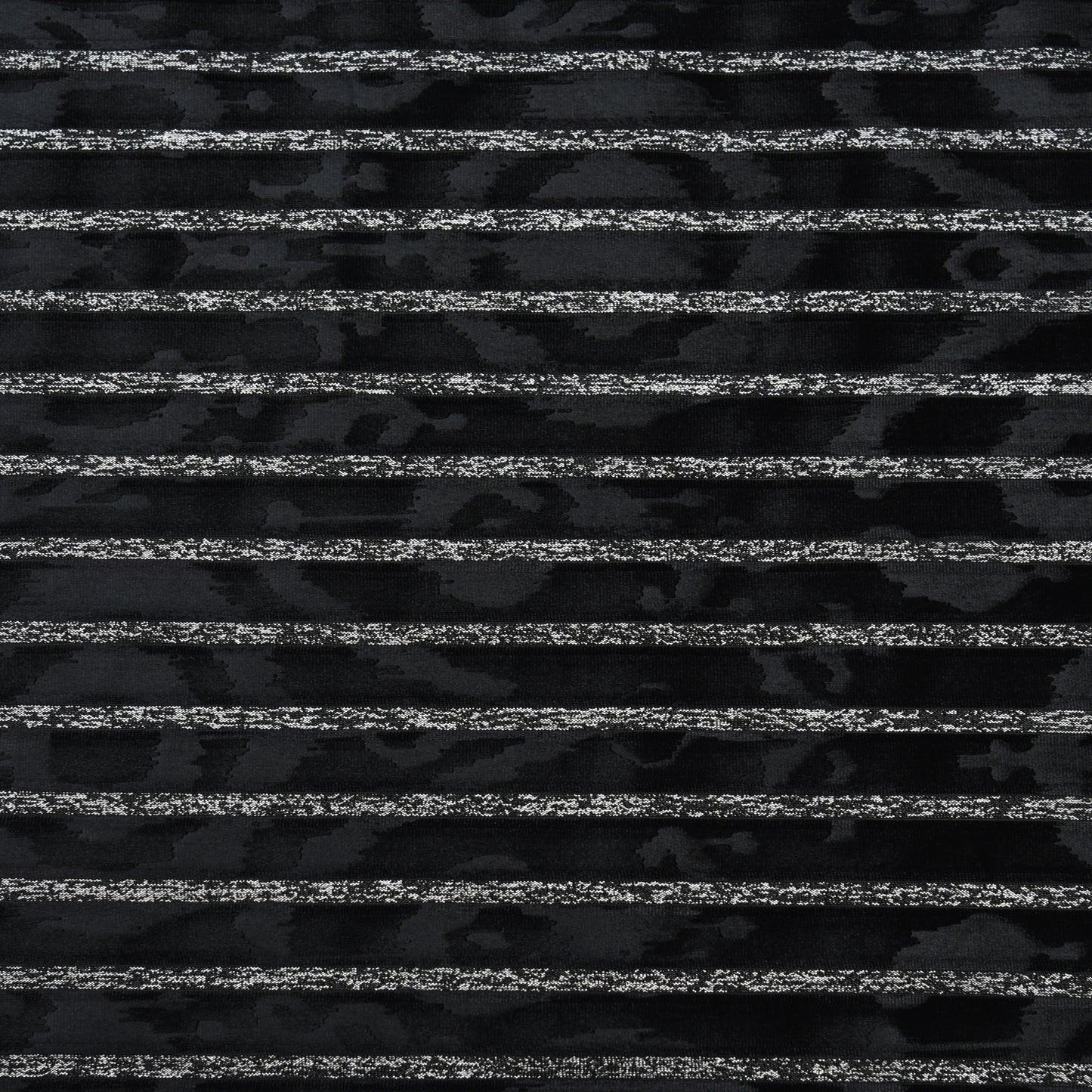 Velvet Glitter Stripe Fabric