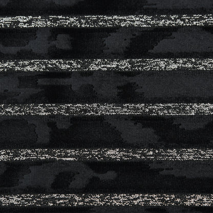 Velvet Glitter Stripe Fabric