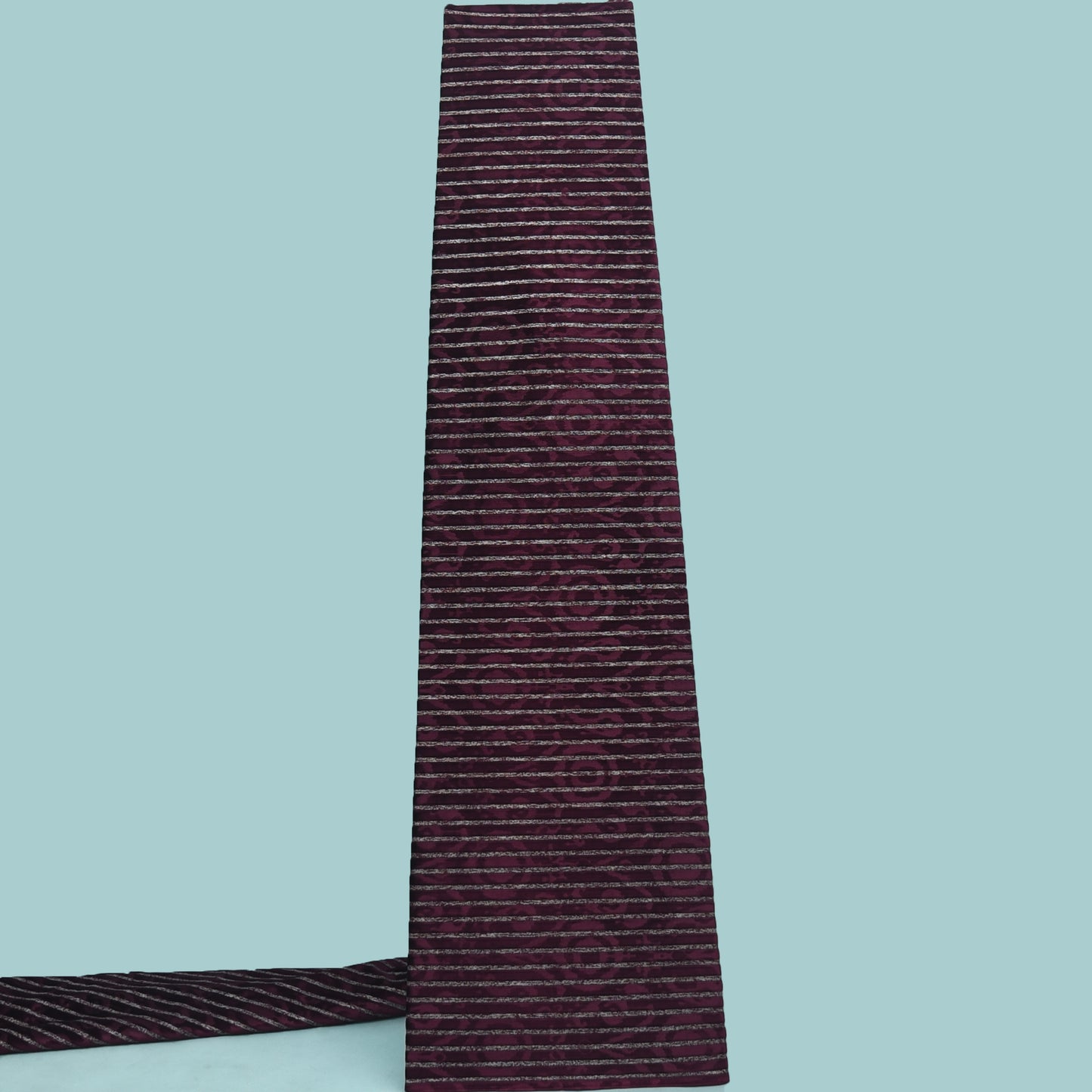 Velvet Glitter Stripe Fabric