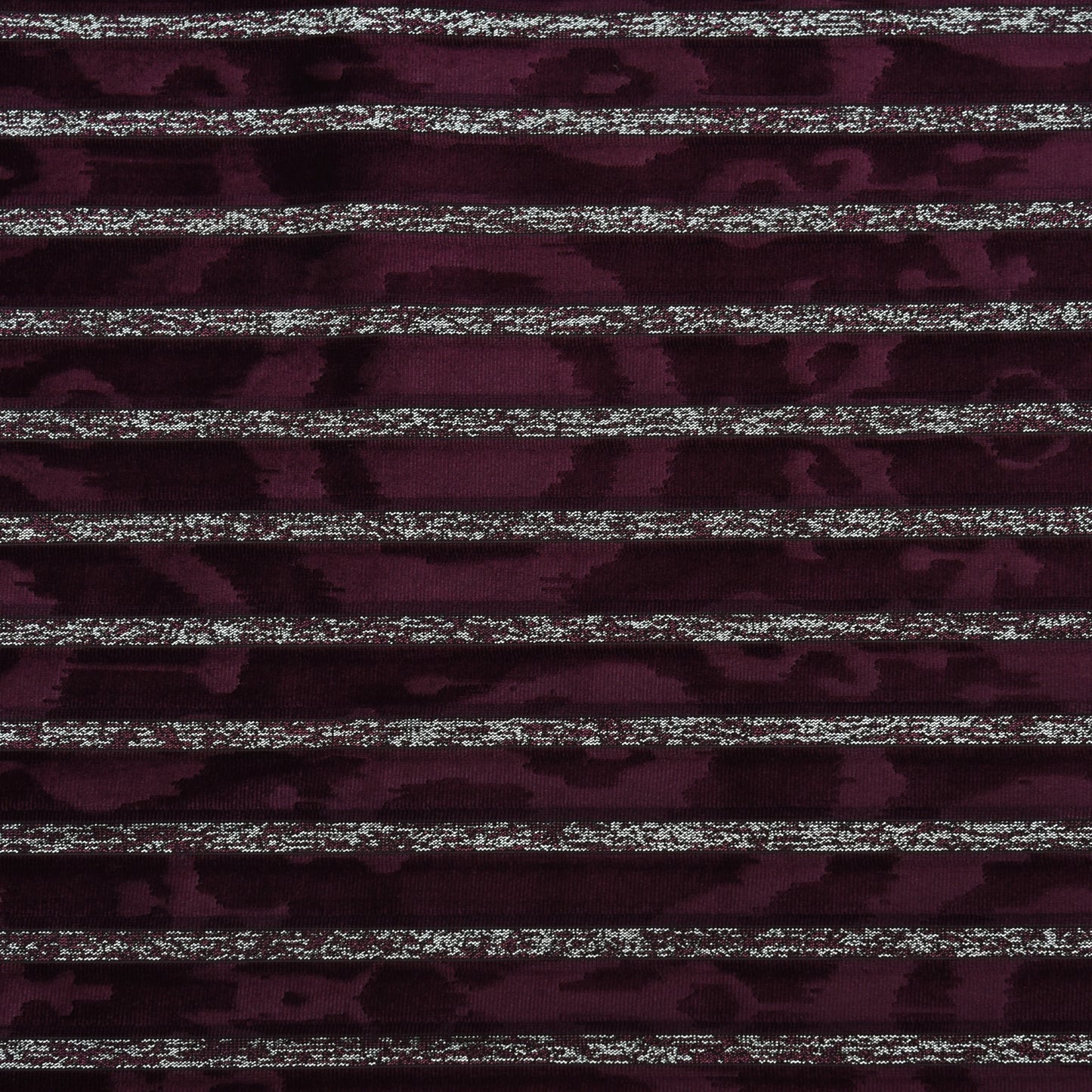 Velvet Glitter Stripe Fabric