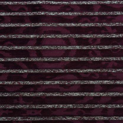 Velvet Glitter Stripe Fabric