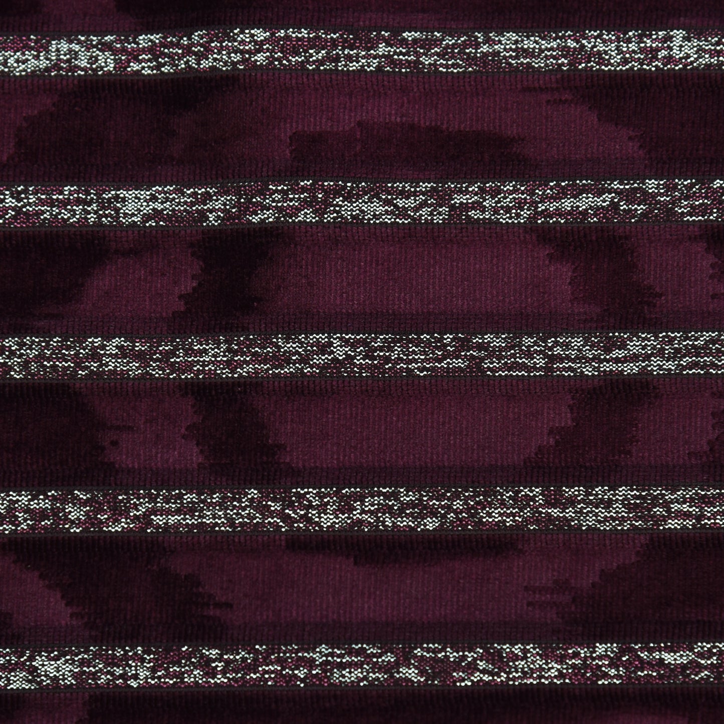Velvet Glitter Stripe Fabric