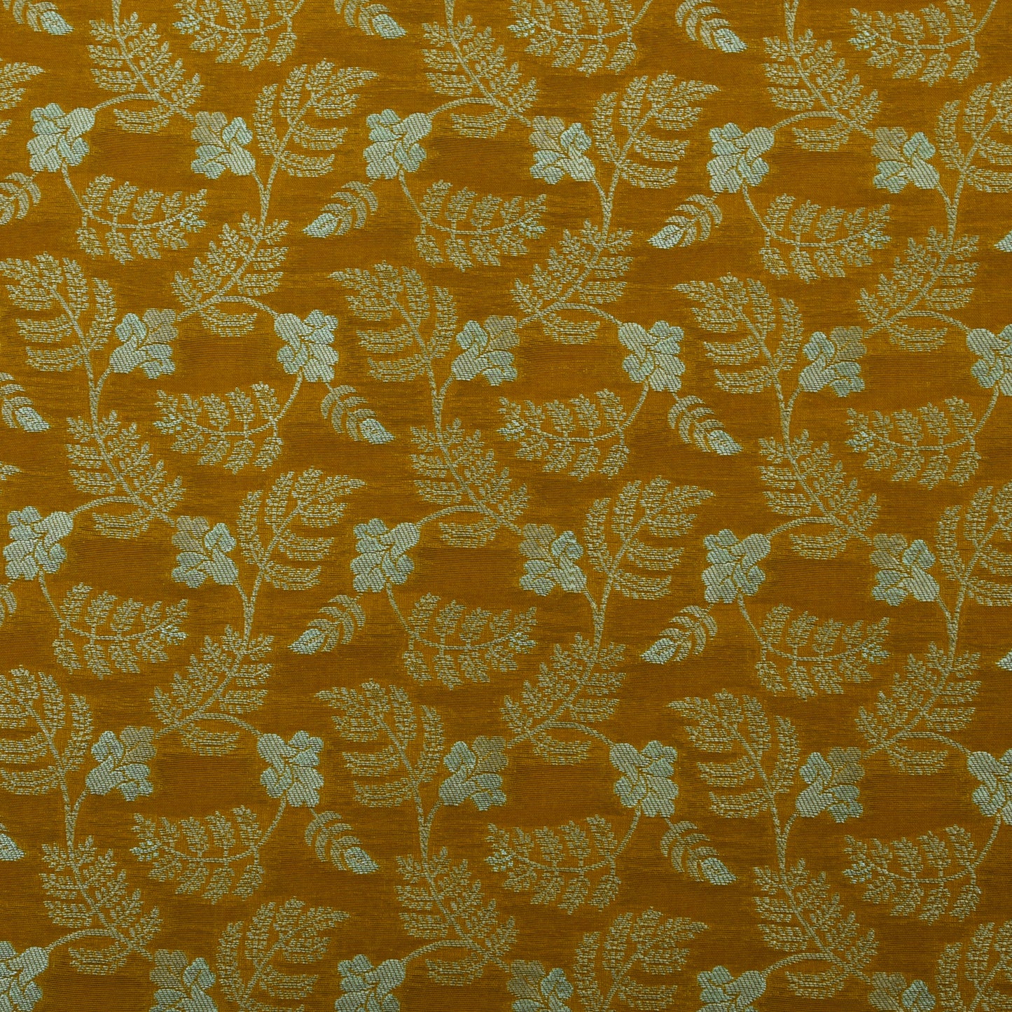 Mustard Color Kadwa Brocade Fabric