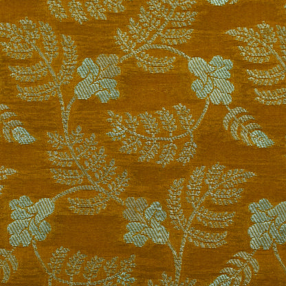 Mustard Color Kadwa Brocade Fabric