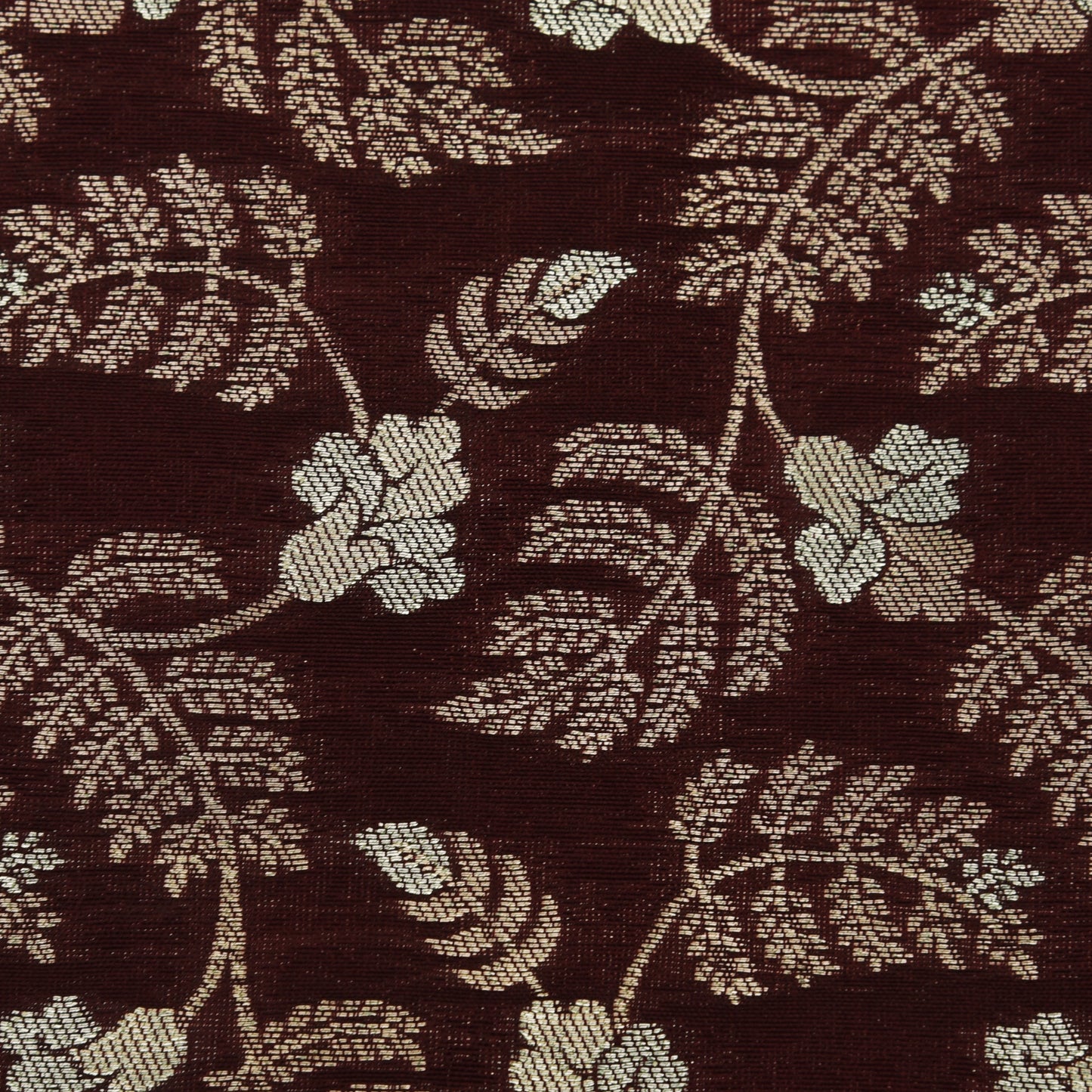 Brown Color Kadwa Brocade Fabric