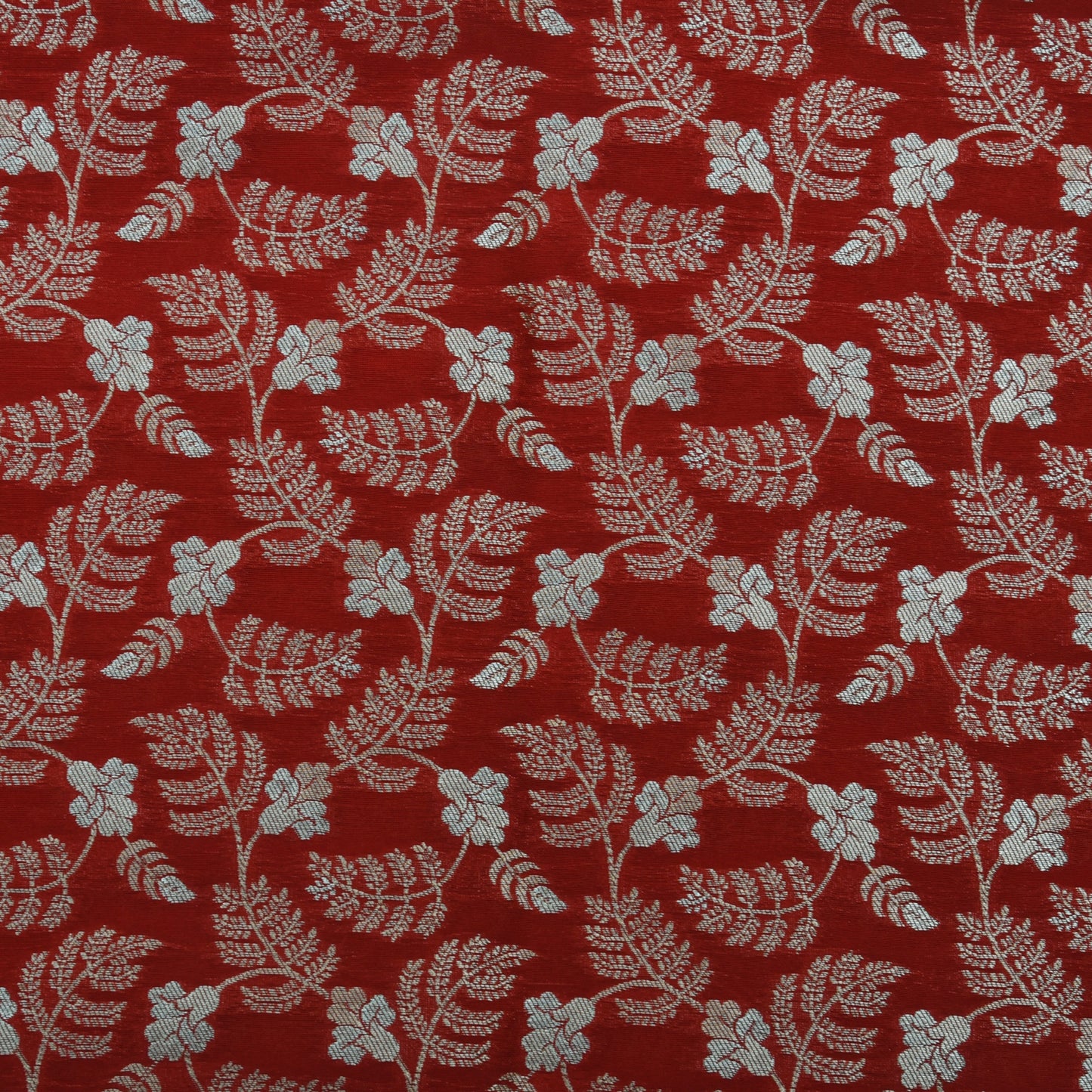 Red Color Kadwa Brocade Fabric