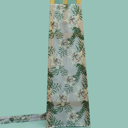 Multicolor Georgette Print Fabric