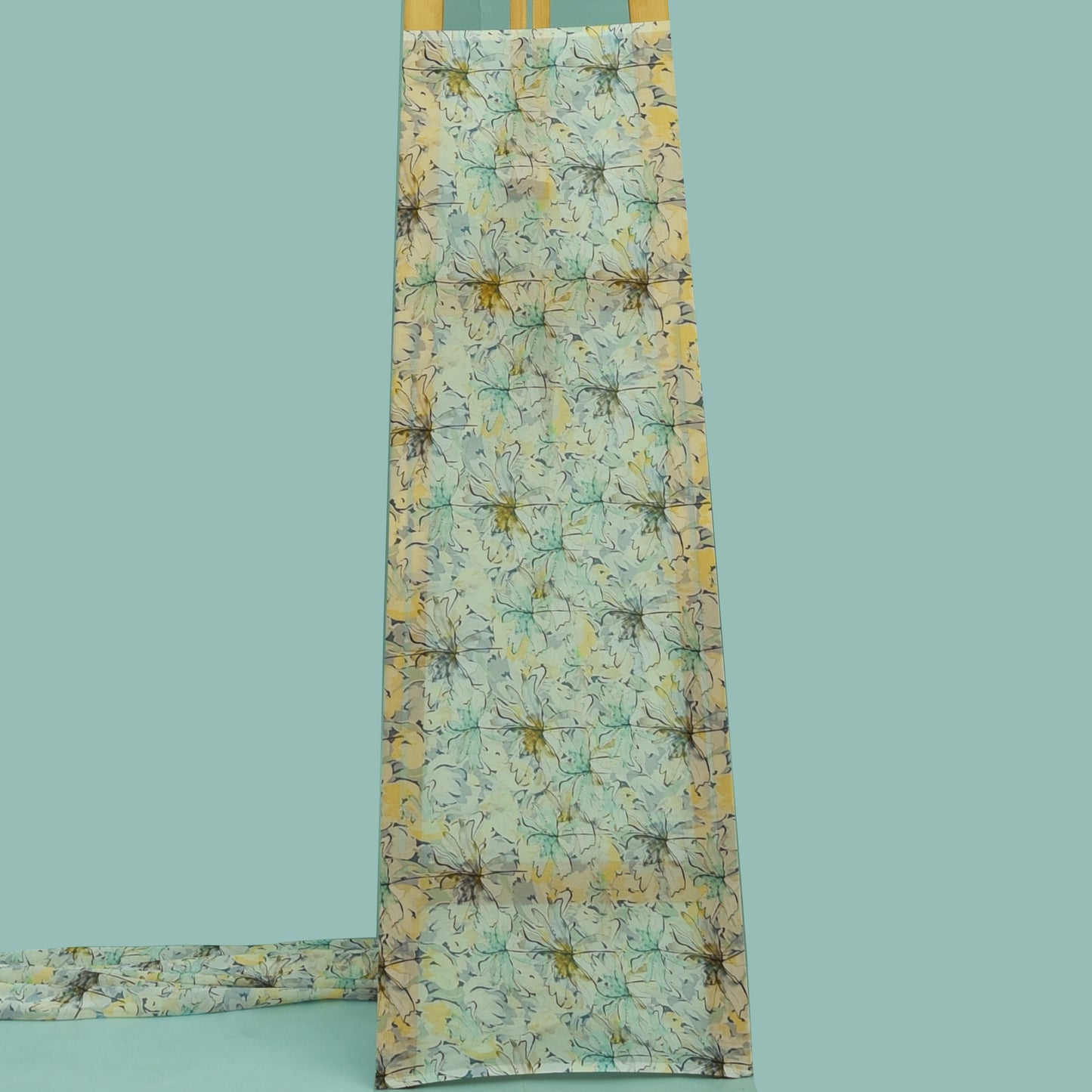 Multicolor Georgette Print Fabric