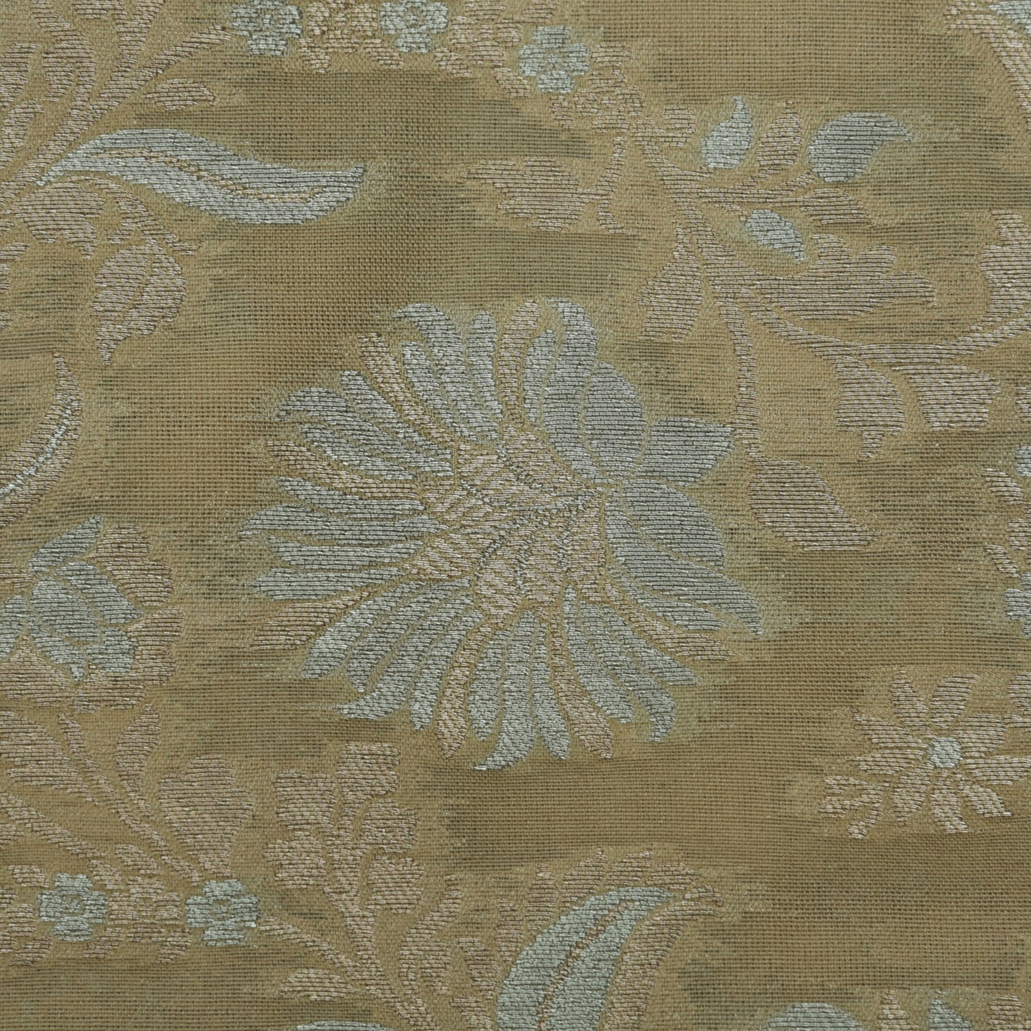 Cream Color Kadwa Brocade Fabric