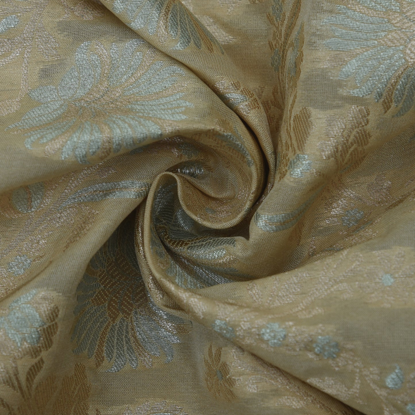 Cream Color Kadwa Brocade Fabric