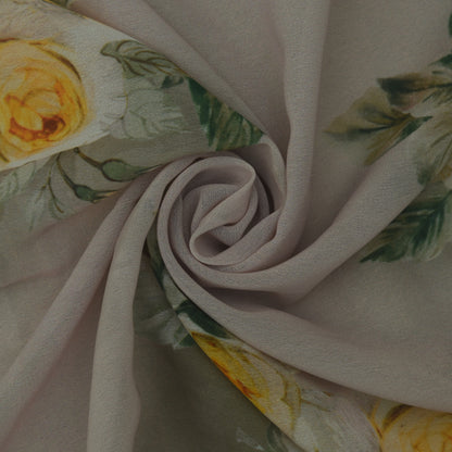 Multicolor Georgette Print Fabric