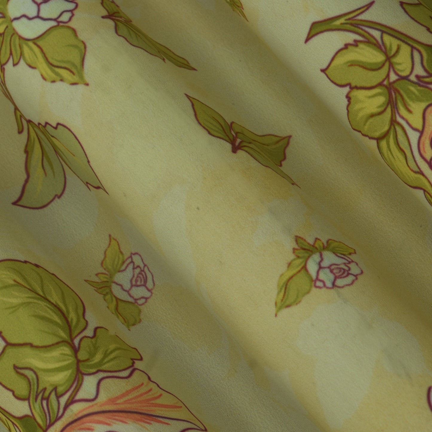 Multicolor Georgette Print Fabric