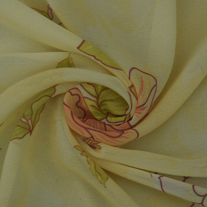 Multicolor Georgette Print Fabric