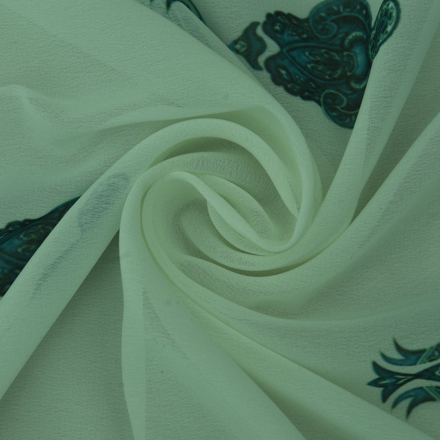 Multicolor Georgette Print Fabric