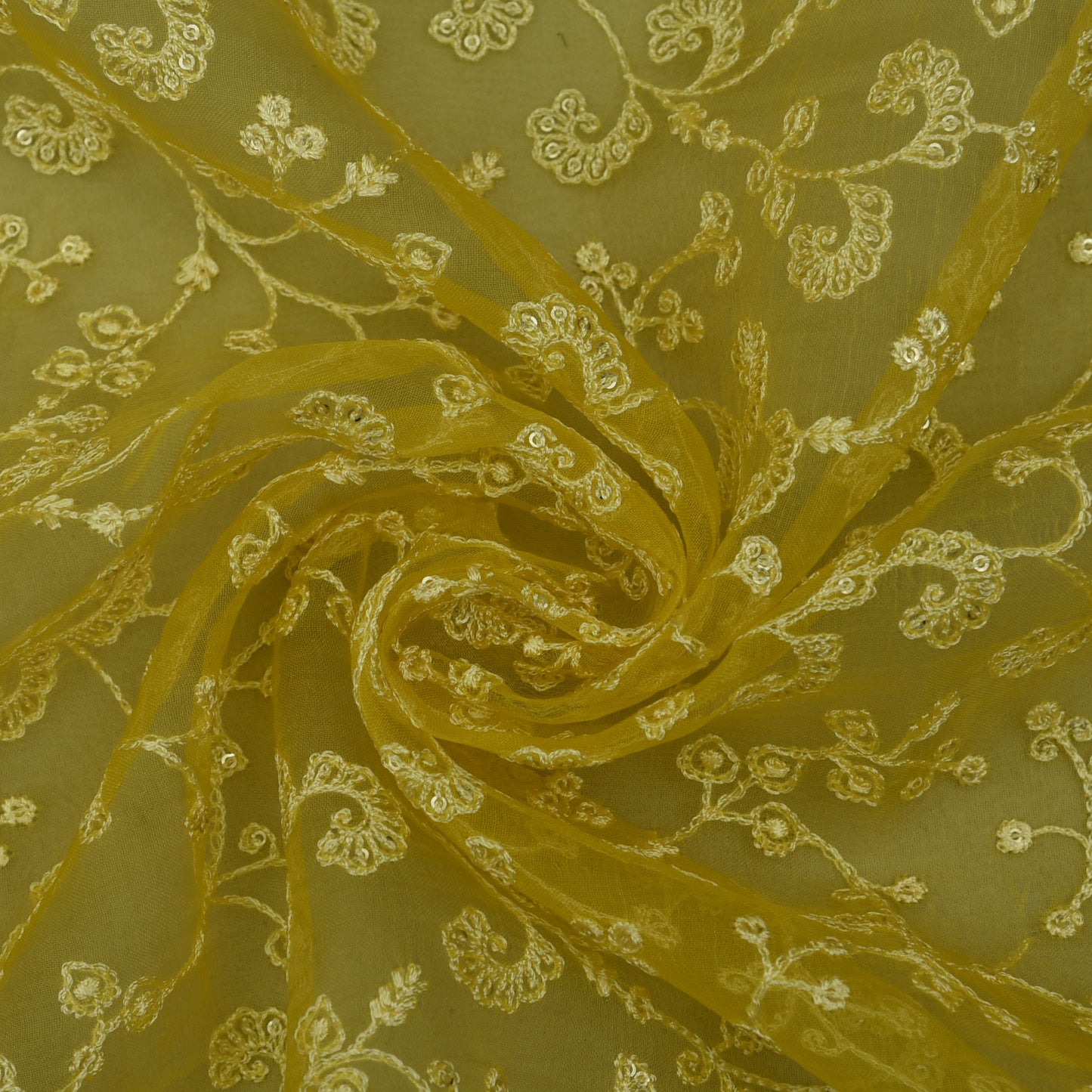 Organza Embroidery Fabric