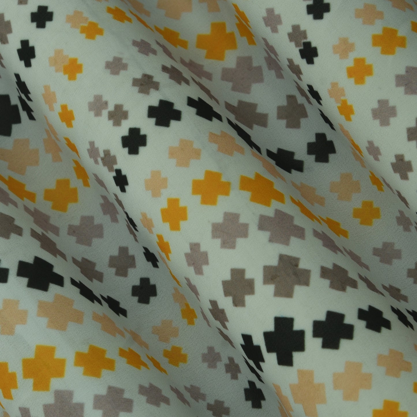 Multicolor Georgette Print Fabric