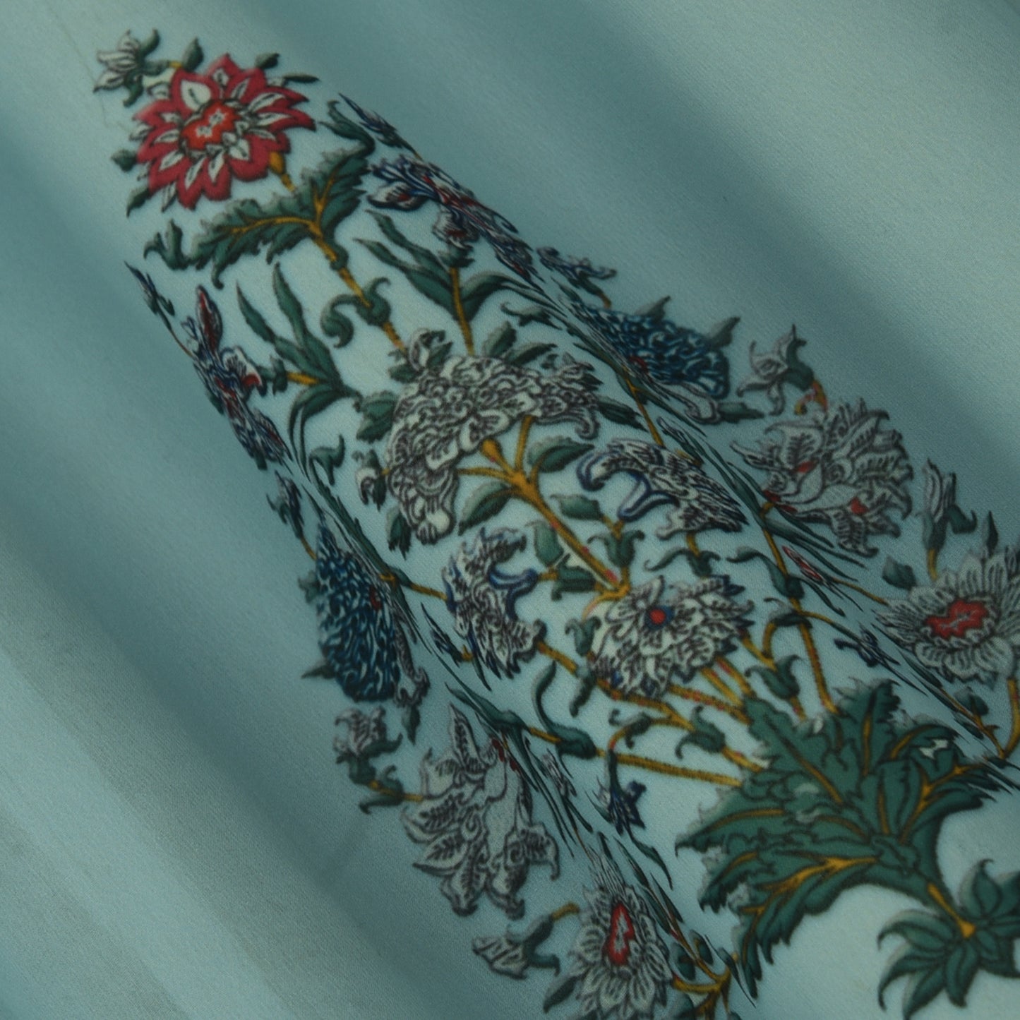 Multicolor Georgette Print Fabric