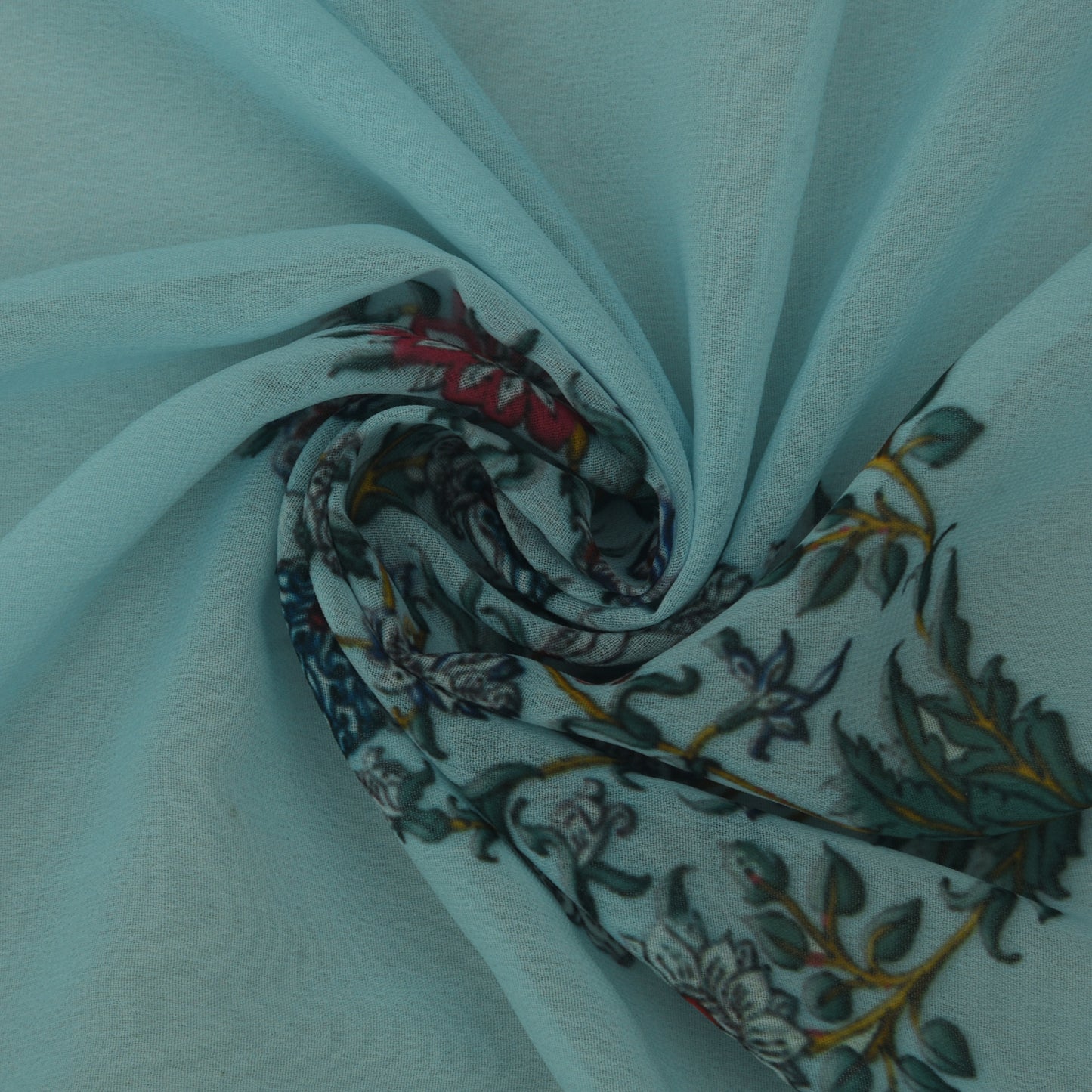 Multicolor Georgette Print Fabric