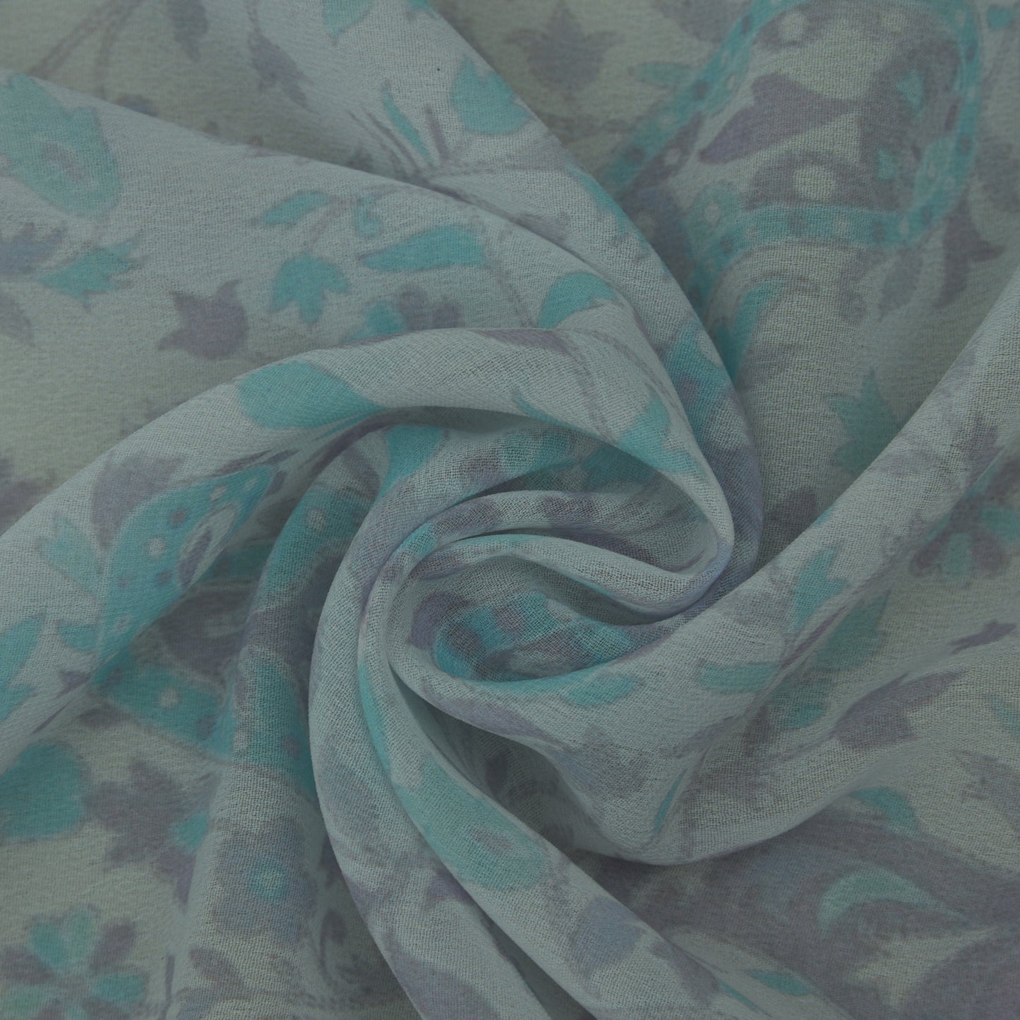 Multicolor Georgette Print Fabric