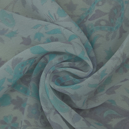 Multicolor Georgette Print Fabric