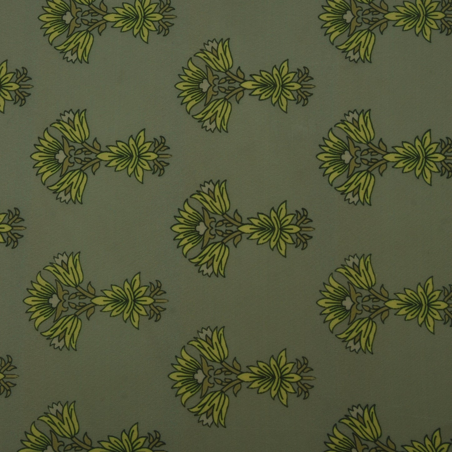 Multicolor Georgette Print Fabric