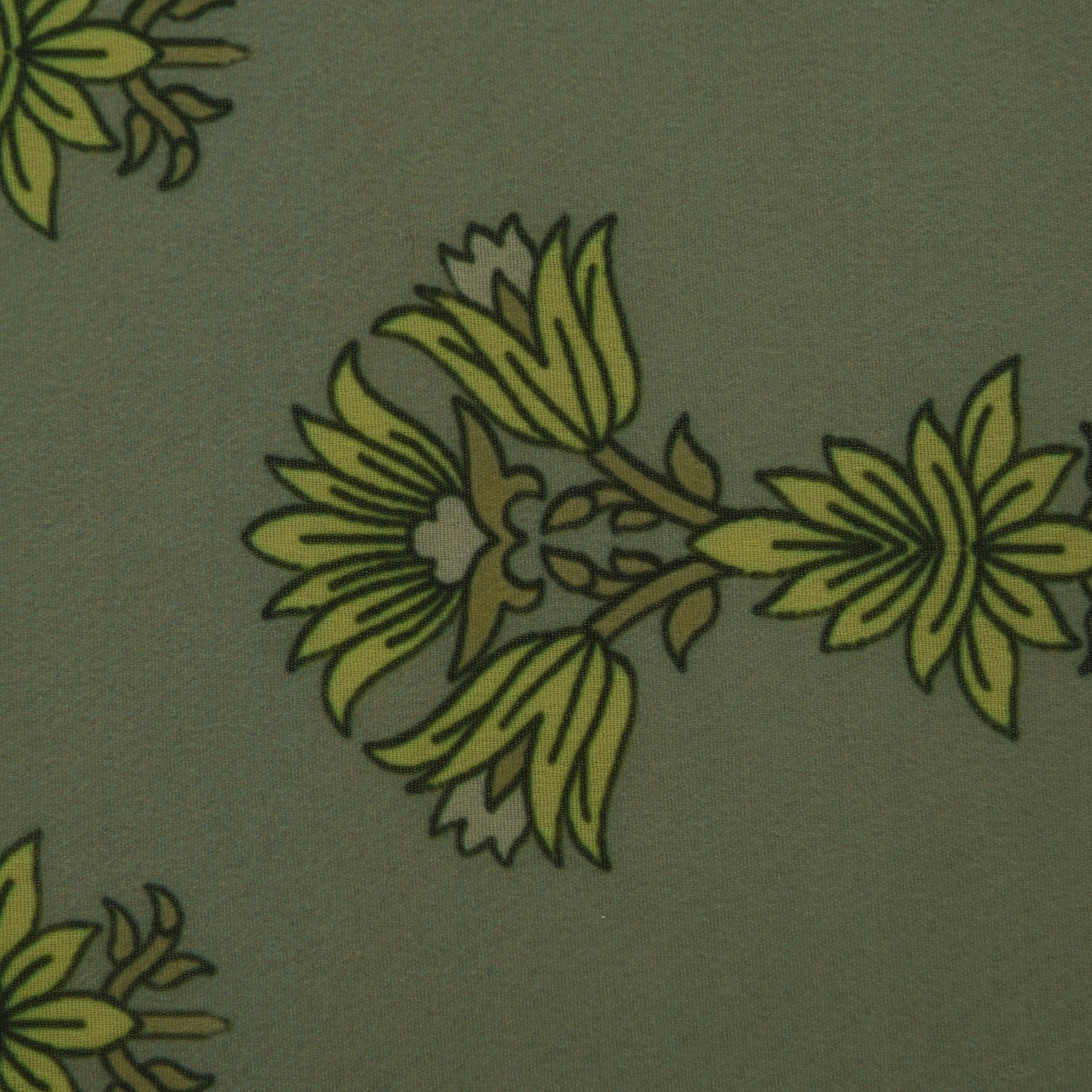 Multicolor Georgette Print Fabric