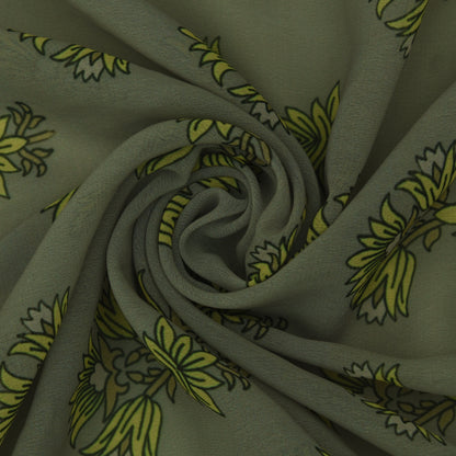 Multicolor Georgette Print Fabric