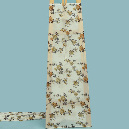 Multicolor Georgette Print Fabric