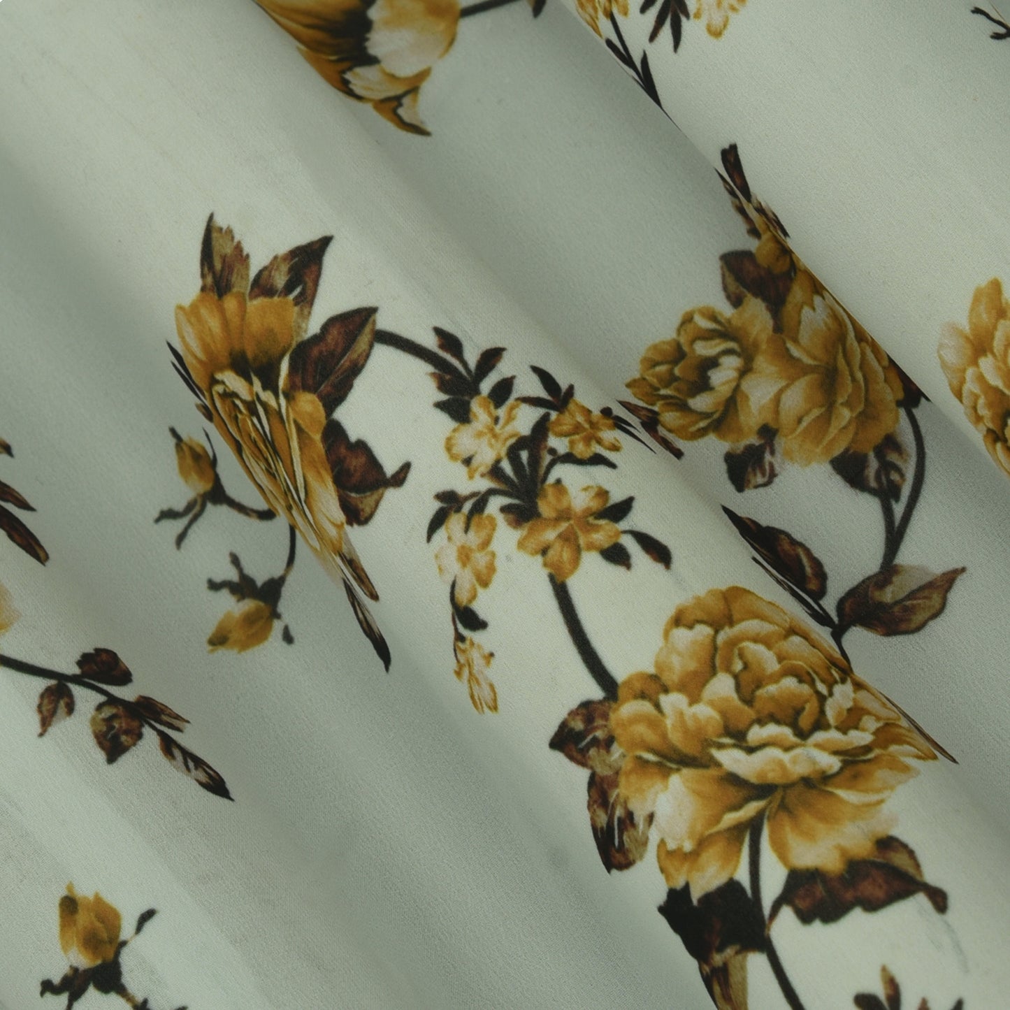 Multicolor Georgette Print Fabric