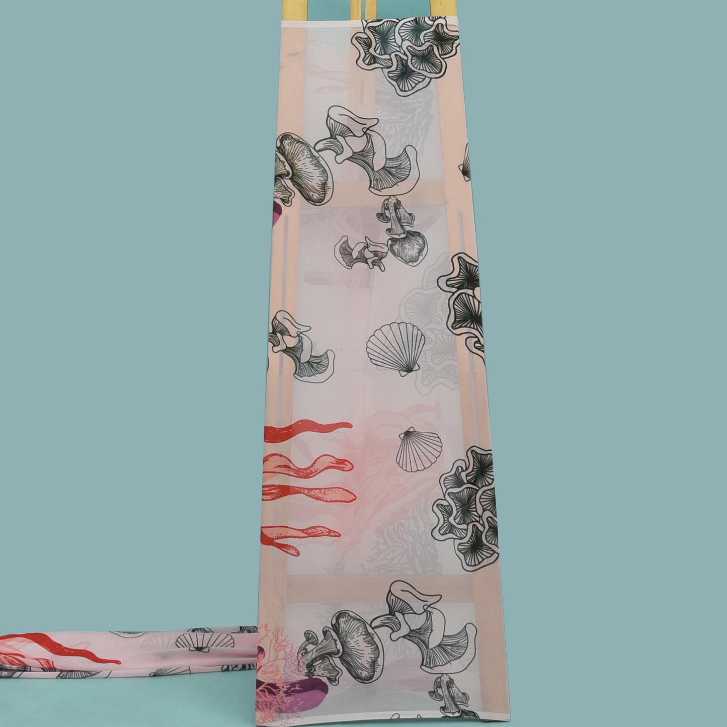 Multicolor Georgette Print Fabric