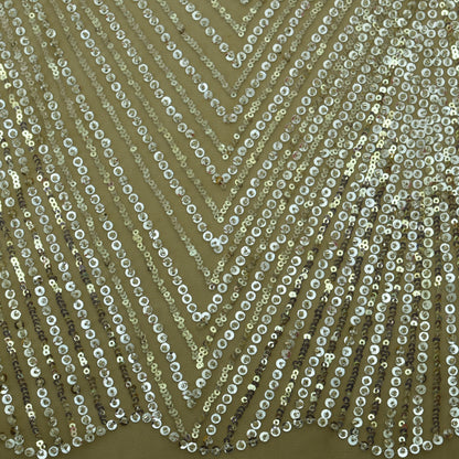 Imported Net Sequins Embroidery Fabric