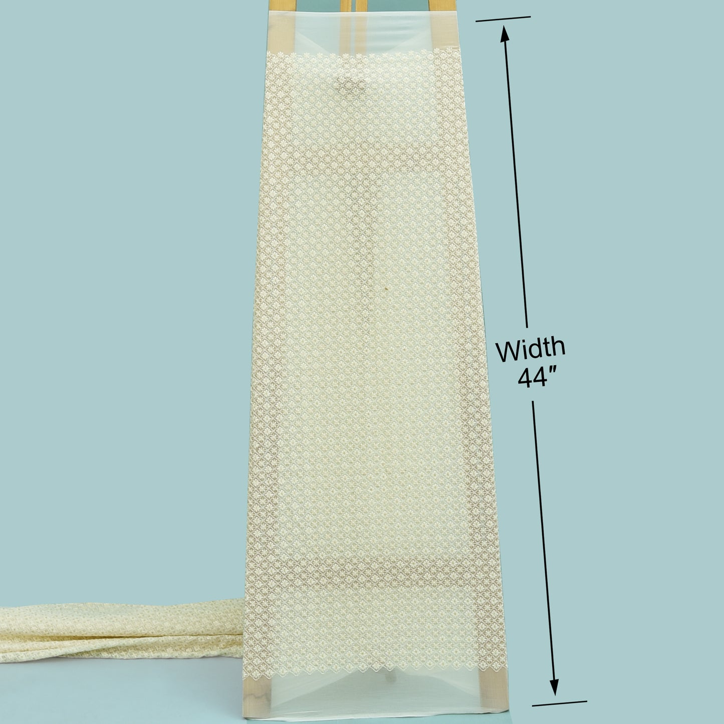 Dyeable Georgette Embroidery Fabric