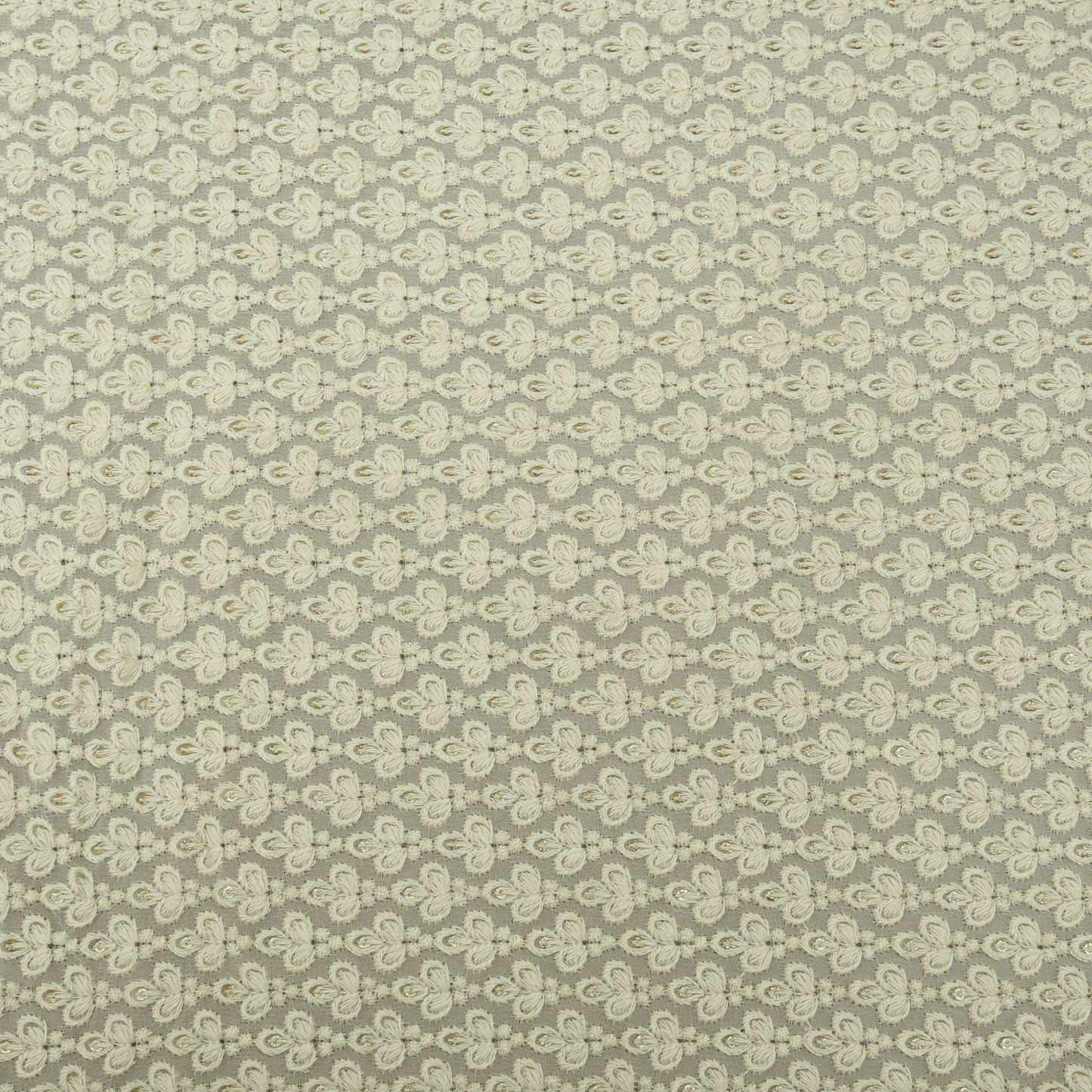 Dyeable Georgette Embroidery Fabric