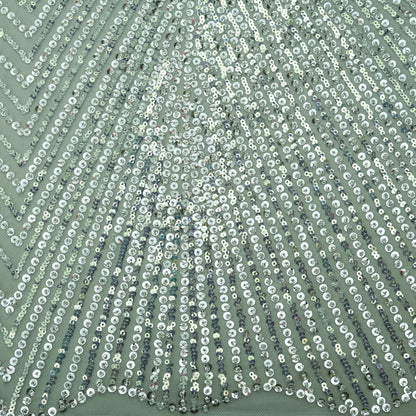Imported Net Sequins Embroidery Fabric
