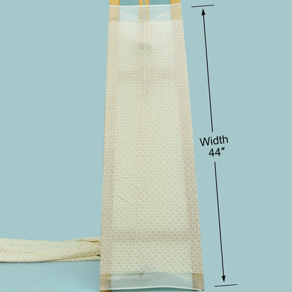 Dyeable Georgette Embroidery Fabric