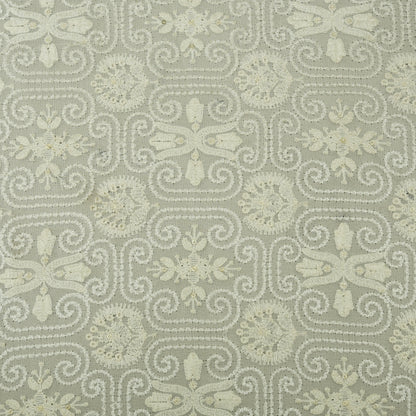 Dyeable Georgette Embroidery Fabric