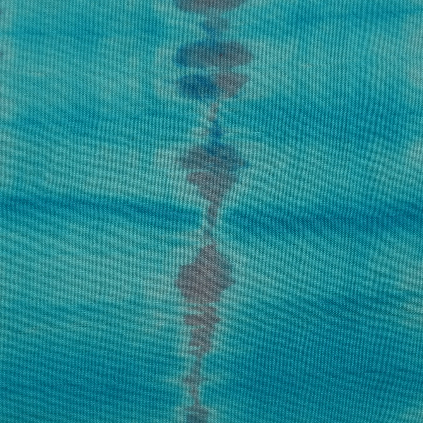 Firozi Color Silk Shibori Fabric